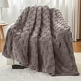 thumbnail image 4 of UNLLLL 27.5x39.3in Winter Thermal Throw Blanket, Bed Blanket, Lightweight Thermal Throw Blanket, Soft Comfortable Machine Washable, for Sofa Couch All Season, 4 of 8
