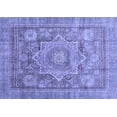 thumbnail image 1 of Ahgly Company Indoor Rectangle Abstract Blue Modern Area Rugs, 7' x 9', 1 of 4