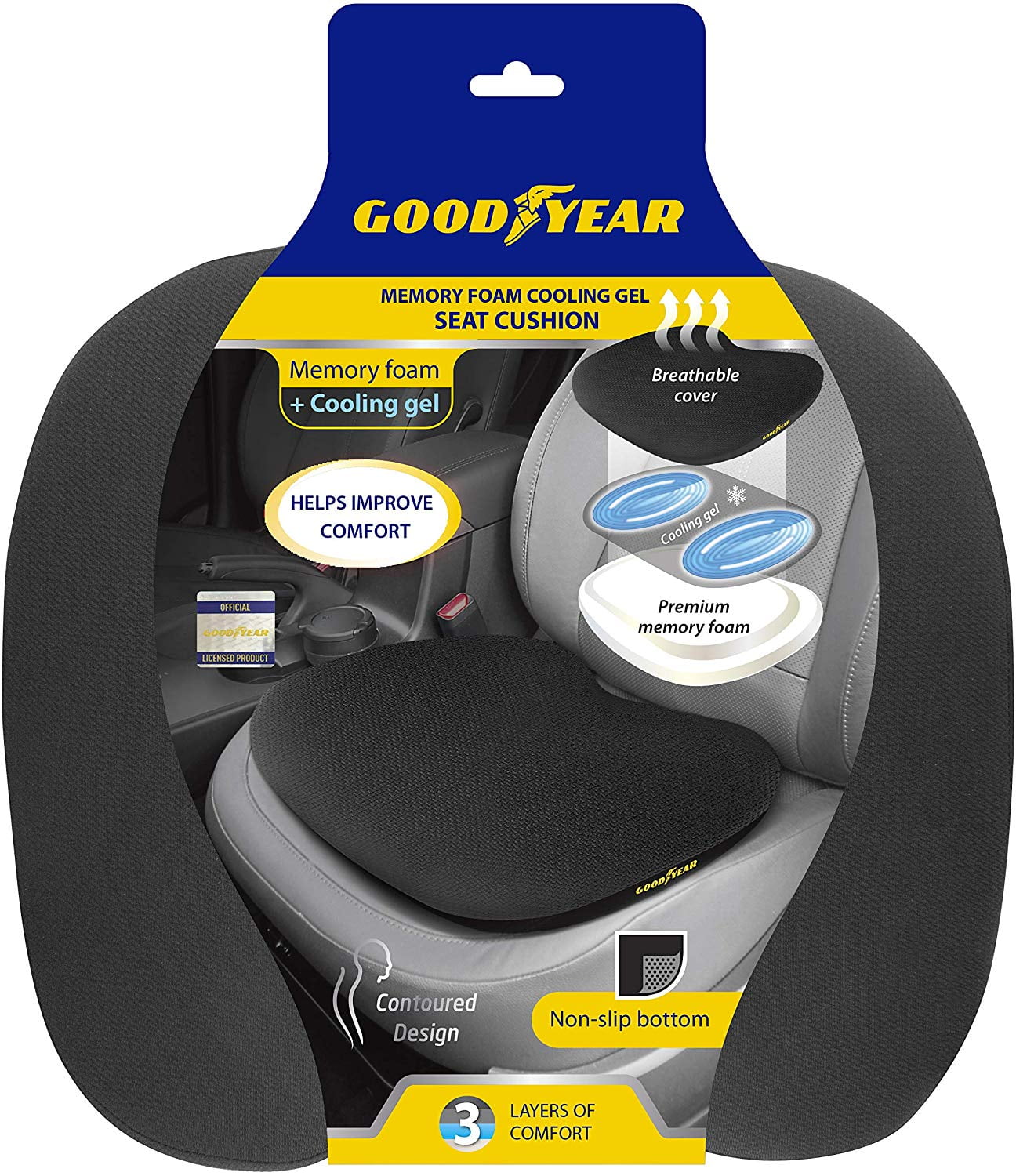 Goodyear contoured seat cushion online