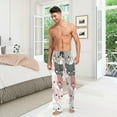 thumbnail image 7 of FREEAMG Cat Cotton Pajama Pant for Men, Super Soft Lightweight Lounge Pajama Bottoms Drawstring Sleepwear Pant with 2 Pockets, 7 of 7