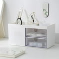thumbnail image 1 of Office Storage Box With 4 Multi-Functional Compartments Desktop Organizer Multi-Purpose Desktop Pencil Holder Office Supplies Organizer, 1 of 5