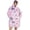 Pink Cat, variant on Wearable Blanket Hoodie, Oversized Flannel Comfy Sweatshirt for Adults,Warm Cozy Hooded Body Blanket