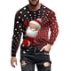 thumbnail image 2 of Blusas y camisas de manga larga con cuello redondo para hombre, estilo casual, cuello redondo, manga larga, camiseta estampada de Halloween, blusa de poliéster para hombre., 2 of 5