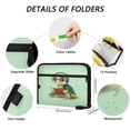 thumbnail image 3 of Organ Folder 14.2 x 0.8 x 10.6 Inches 13 Separate Pockets A4 Size Documents Folder A Sort Storage File Manager For The Home Office Cartoon Turtle Reading, 3 of 7