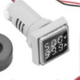 thumbnail image 3 of LED Digital Display AC Voltage Current Meter Indicator 22mm 0-100A Meter Indicator (white), 3 of 5