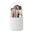 thumbnail image 4 of Porta pinceles de maquillaje [Novedad 2023] [ & ] Organizador giratorio de 360º para pinceles de maquillaje con tapa para tocador y baño, 4 of 8