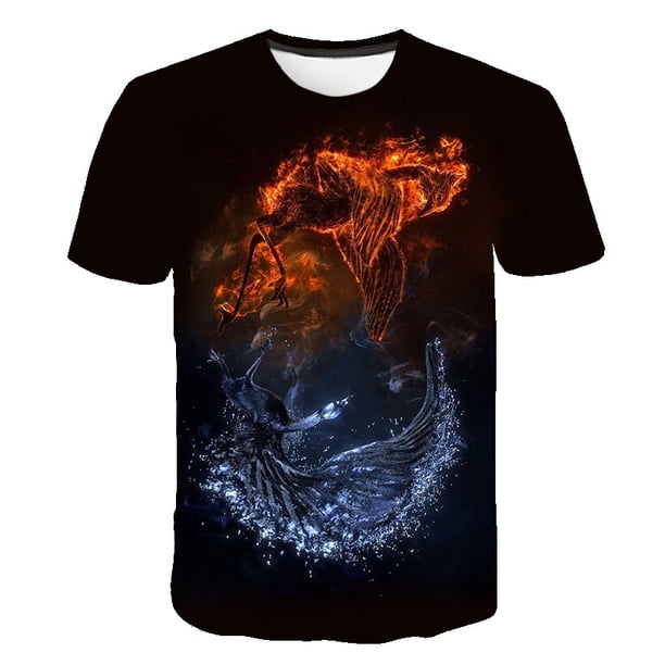 Camisetas de llama para niños y niñas, ropa de verano, camisetas de manga corta, ropa para niños, nuevas camisetas informales de dibujos animados, disfraces 13T Gao Jinjia LED