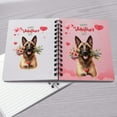 thumbnail image 4 of Happy Valentine's Day Belgian Malinois holding flowers Spiral Bound Journal Sheepdog Dog Lover Gifts 5x7in Spiral Notebook - 3005, 4 of 5