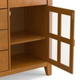 thumbnail image 5 of Simpli Home Artisan 54 inch Wide Solid Wood Transitional Sideboard Buffet in Honey Brown, 5 of 12
