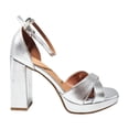 thumbnail image 2 of Sandalia VIZZANO 6551103 Mujer Vestir Metalico plateado 23, 2 of 6