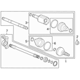 thumbnail image 3 of Genuine OEM GM Part # 84283521 Axle Assembly, 3 of 3