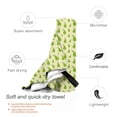 thumbnail image 3 of Naloa Green Pears1 Microfiber Ultra Soft Highly Absorbent Bath Towel, Quick Drying Towels for Body, Sport, Yoga, SPA, Fitness-27.5"x55", 3 of 8