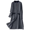 thumbnail image 4 of Ediodpoh Oversized Cardigans for Women Longline Knit Open Front Sweater Coat Casual Outwear for Everyday Fashion Grey, 4 of 4