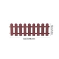 thumbnail image 3 of Mini Garden Fence Plastic Lawn Edging Border Fence Interlocking Yard Divider Easy Setup Durable Flower Bed Pathway Decorative Fence for Garden Patio Landscaping Outdoor Use Home Decor, 3 of 7