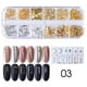 thumbnail image 3 of Soidarity Mujeres Nail Art Studs Niñas Manicura Artesanía Decoración Salón de moda Uña Belleza Decorativa 12 Rejillas Metal con caja Juegos de manicura Tipo 3 Soidarity CE014324-03, 3 of 6