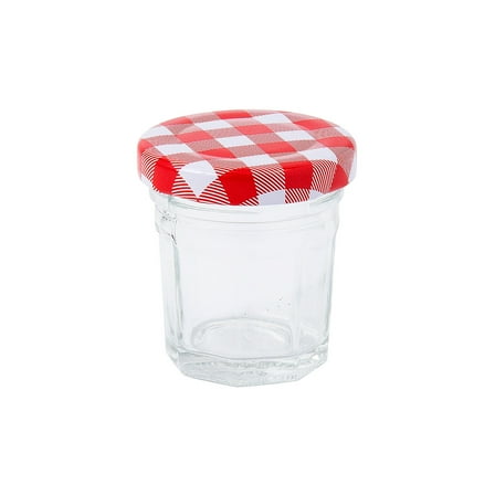 2" Mini Glass Jam Jars with Metal Lids - 12 Pc.