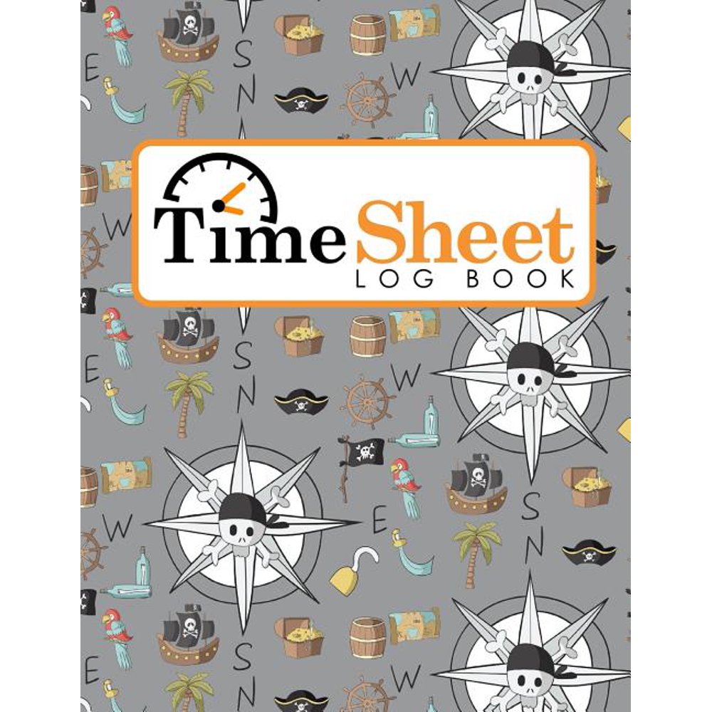 Time Sheet Log Book Hours Worked Book, Timesheet Spreadsheet, Time