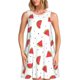 thumbnail image 1 of Balery Hand Drawn Watermelon Vestidos de verano para mujer con estampado: vestido holgado sin mangas, vestido playero informal y cómodo para días calurosos., 1 of 7
