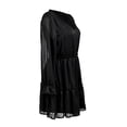 thumbnail image 3 of Vestido George para Dama, Escote V, con Paneles, Manga Larga Negro Talla G, 3 of 4