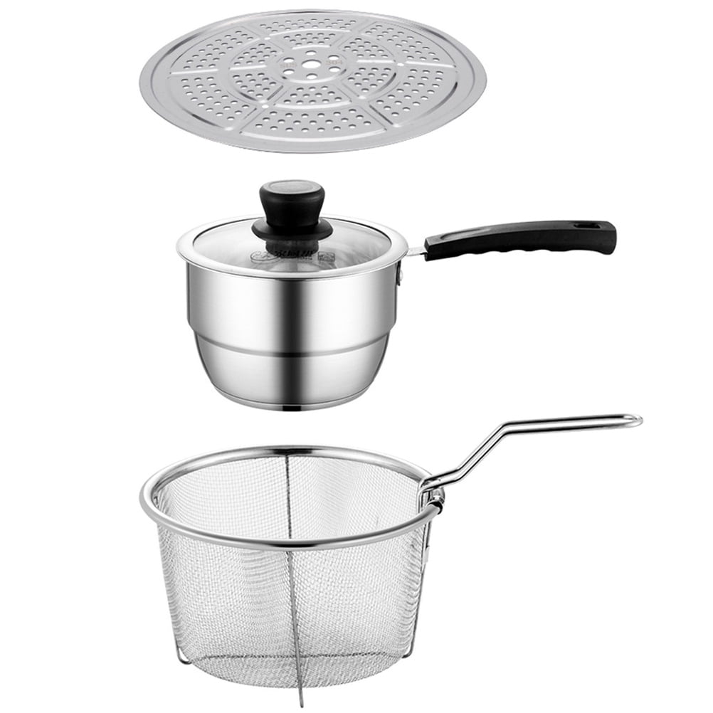 Cuiseur Vapeur Acier Inoxydable 5 Couches 1,2L - Panier Vapeur 24cm Pour Pâtes, Plats Et Soupes