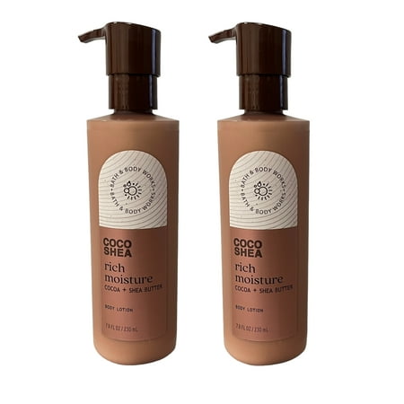 Bath & Body Works Coco Shea Rich Moisture Body Lotion 7.8 fl oz Set