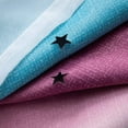 thumbnail image 2 of Rideaux Étoilés Double Couche pour Chambre d'Enfants Filles Colorés avec Voile Rideaux Occultants, 2 of 7