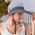 thumbnail image 2 of Kcolen Mens Sun Hat Packable Versatile Outdoor Wide Brim Sun Hat Hat for Men and Women Wide Brim Lightweight Design for Sports and Travel, 2 of 7