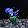 thumbnail image 4 of 10-Pack Artificial Aquatic Plants - Plastic Aquarium Decorations with 2 Styles & 9 Color Options (3.9 Inches Height), 4 of 6