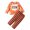 A160 Red, variant on Glisme Halloween Newborn Girls Outfit Set Graphic Print Long Sleeve Crew Neck Romper With Plaid Pants Set Girls Autumn Daily Breathable Outfit Size 9-12 Months Red