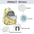 thumbnail image 4 of Lemon Backpack for School,Cute School Bag,Schoolbag with Adjustable Shoulder Straps & Padded Back,13.4"x11"x4.7", 4 of 6