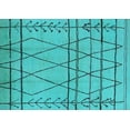 thumbnail image 1 of Ahgly Company Indoor Rectangle Oriental Light Blue Industrial Area Rugs, 8' x 12', 1 of 4