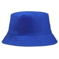 thumbnail image 6 of Walbest Outdoor Round Sunhat Sun hat Fishing Hat, Portable Solid Color Folding Fisherman Summer Men Women Beach Festival Sun Cap Bucket Cap, 6 of 7