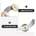 thumbnail image 3 of RUNROTOO Cymbal Accessory tambourine mounted Stainless Steel 1Pack for Churches, 3 of 8
