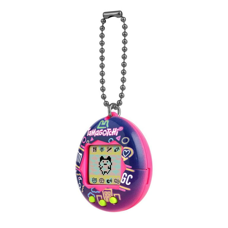 Bandai Namco Tamagotchi Original Neon Lights Digital Pet, Purple