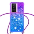 thumbnail image 4 of Funda para Xiaomi POCO F5 Pro 5G Brillantina Líquida Divertida Reluciente y con Cristales en Movimiento Cuerpo Cruzado con Cordón Ajustable, 4 of 5