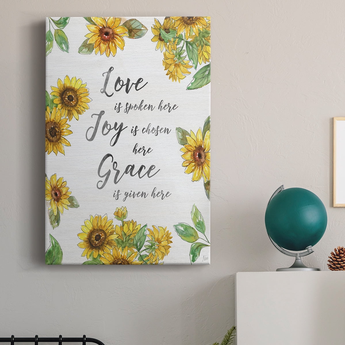 Grace Given Here Premium Gallery Wrapped Canvas - Ready to Hang