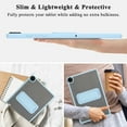 thumbnail image 5 of Dteck Slim Case for Samsung Galaxy Tab S10 FE 2025/ S9 FE 5G 10.9 Inch/ S9 11 Inch 2023  with Kickstand, Shockproof Cover with Frosted Back Shell, Blue, 5 of 6
