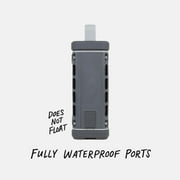 Turtlebox Ranger Li-Ion Battery-Powered Ultra-Portable Speaker, Gray