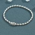 thumbnail image 3 of Moissanite Tennis Bracelets for Women 925 Sterling Silver Chain Bracelet D Color VVS1 Clarity Diamond Tennis Bracelets for Women Jewelry 16-21CM, 3 of 11