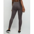 thumbnail image 3 of Hanes Stretch Jersey Leggings Gym Running Women Workout Blackor Grey Soft cotton, 3 of 4