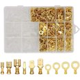 thumbnail image 2 of 1000PCS Quick Splice Crimp Terminals Set 2.8 4.8 6.3mm Brass Insulated Sheath Crimp Terminals Kit for Industry 1000PCS,DUBUNS, 2 of 4