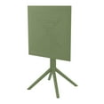 thumbnail image 4 of Lucy Outdoor Bistro Set 3 Piece with 24 inch Table Top Olive Green, 4 of 4