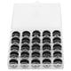 thumbnail image 5 of Juego de bobinas de 25 uds, color negro con hilos + estuche, bobinas preenrolladas en caja, accesorios de costura, 5 of 8