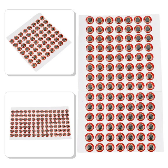 100Pcs/Lot Fishing Lure Eyes Fish Eye For Fly Tying 3D-Holographic Stickers 6/8/10/12Mm Professional Lure Fish Eyes Sticker