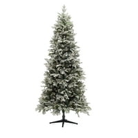 Belham Living Pre-Lit 7.5′ Ruppert Flocking Pine Artificial Christmas Tree, Clear Lights