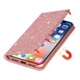 thumbnail image 2 of Samsung Galaxy S8 Plus Wallet Case, Dteck Bling Slim PU Leather Magnetic Flip Folio Stand Case Cover Built-in One Card Holder For Samsung Galaxy S8+, Rosegold, 2 of 6