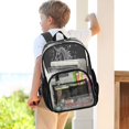 thumbnail image 7 of PVC Transparent Backpacks Clear Backpack for Travel and Outings Unicorn Made Of White Dots, 7 of 7