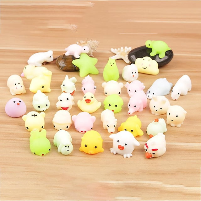 Toy HUOGUO Luminous Mochi Cat, decoración antiestrés para niños