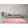 thumbnail image 3 of Ahgly Company Indoor Round Abstract Red Contemporary Area Rugs, 4' Round, 3 of 4