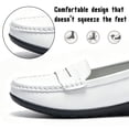 thumbnail image 4 of CHICVOMEY Classic Comfort Flats for Women Loafers Business Casual Loafers Shoes with Arch Support Penny Loafers Slip On Dressy Shoes Flats for Walking&Work, 4 of 10
